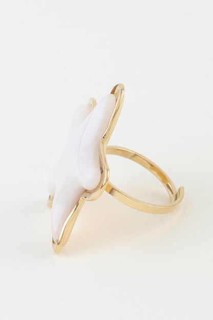 Women's Statement Ring Swimming Star BYMANYC ® New York CELESTIAL CELEBRATION SCULPTURAL BAND - New Collection