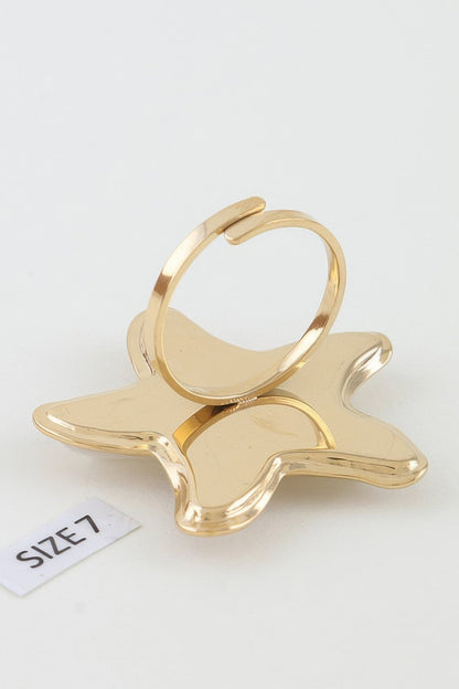 Women's Statement Ring Swimming Star BYMANYC ® New York CELESTIAL CELEBRATION SCULPTURAL BAND - New Collection