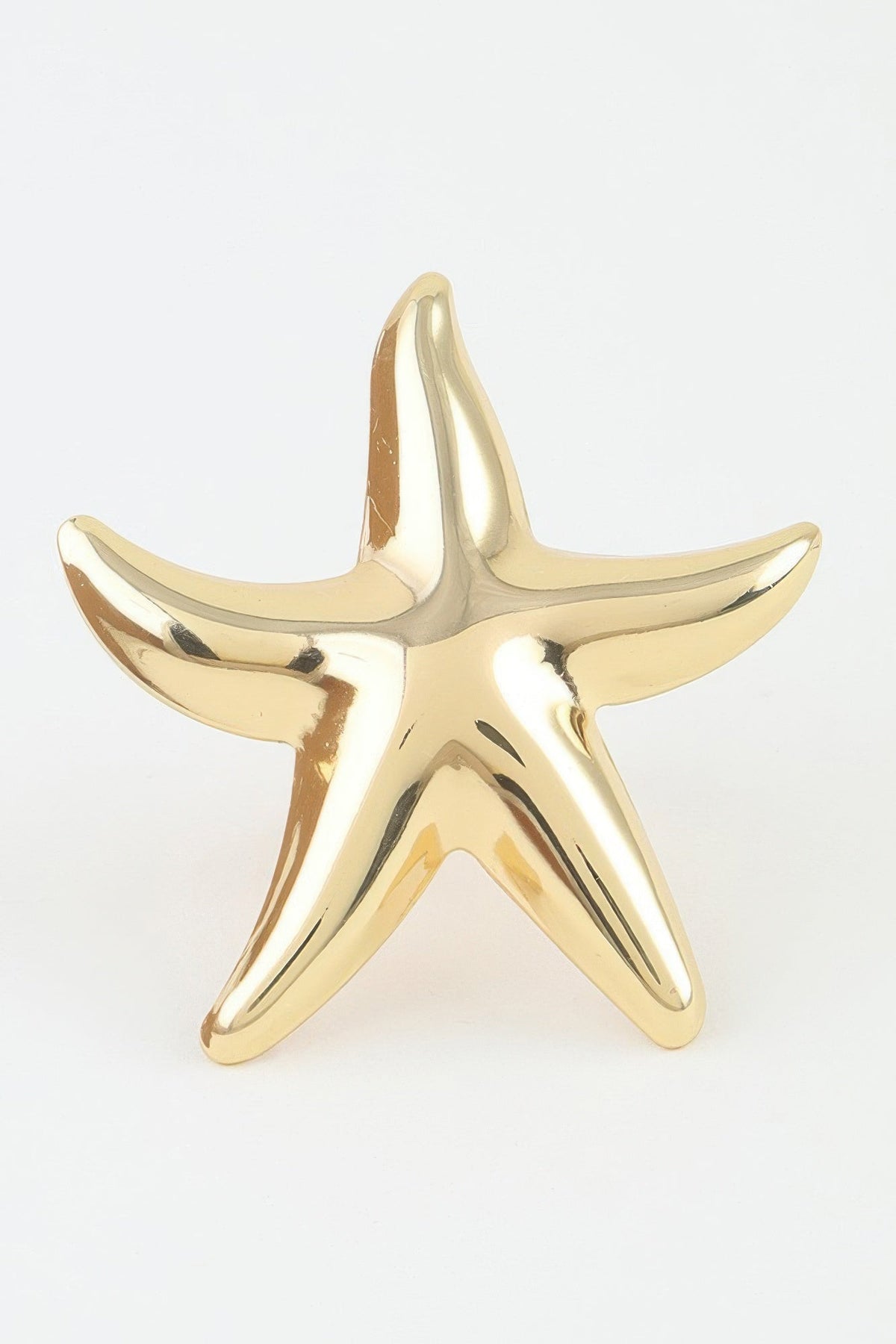 Women's Statement Ring Polished Starfish BYMANYC ® New York SLEEK OCEANIC CELESTIAL BAND - New Collection