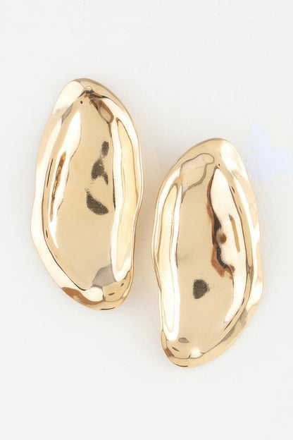 Women's Hammered Fashion Drop Earrings BYMANYC ® New York CONTEMPORARY VIBRANT MODERN FASHION - New Collection