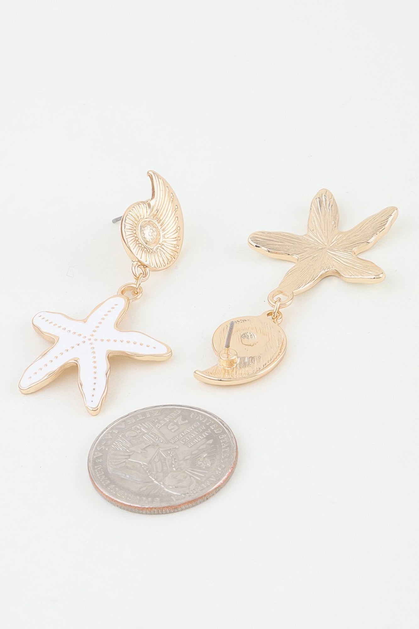 Women's Summer Starfish Drop Earrings BYMANYC ® New York CONTEMPORARY VIBRANT MODERN FASHION - New Collection