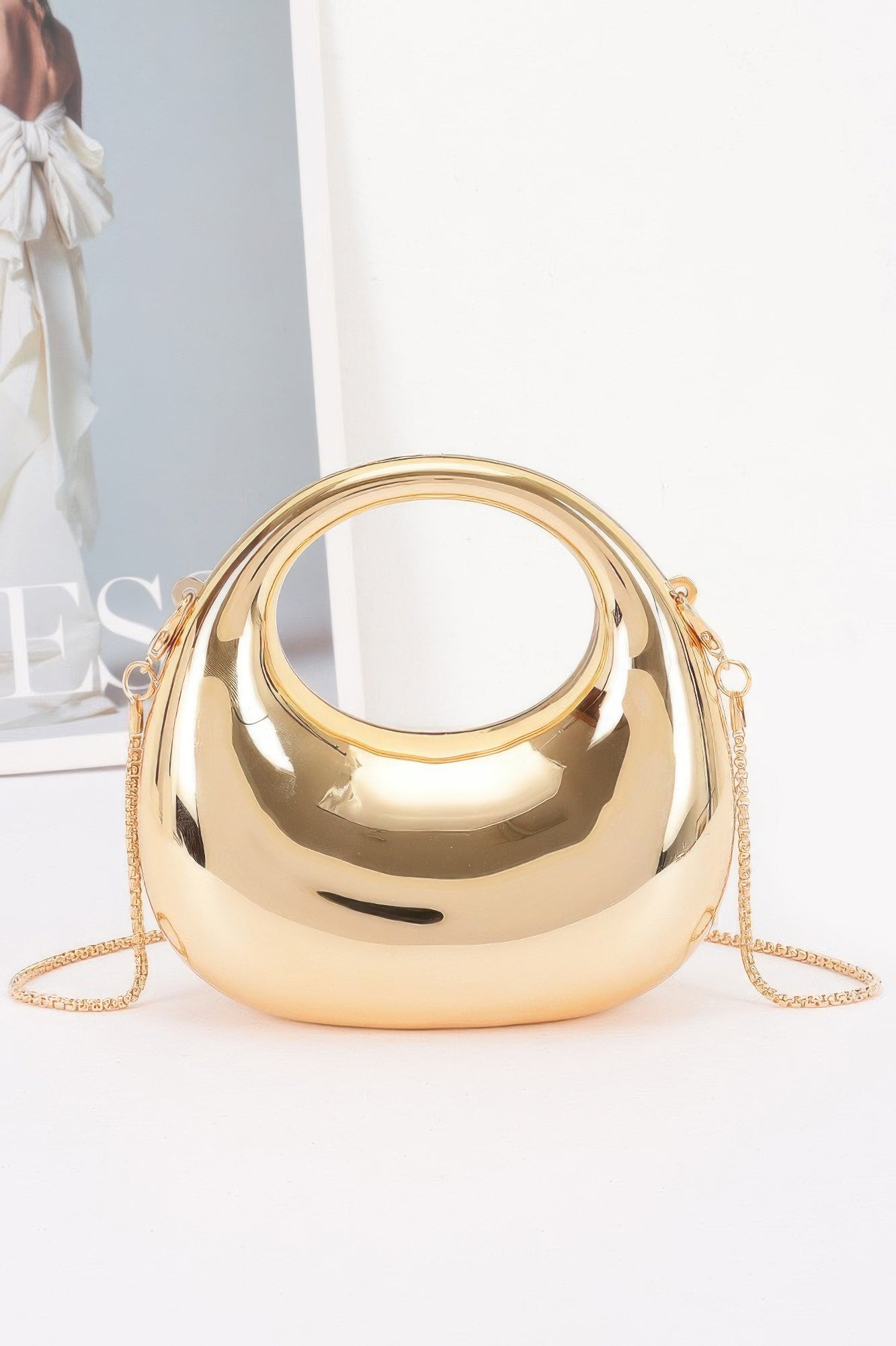 Women's Mini Bag Acrylic BYMANYC ® New York CONTEMPORARY CLEAR STRUCTURED PURSE - New Collection