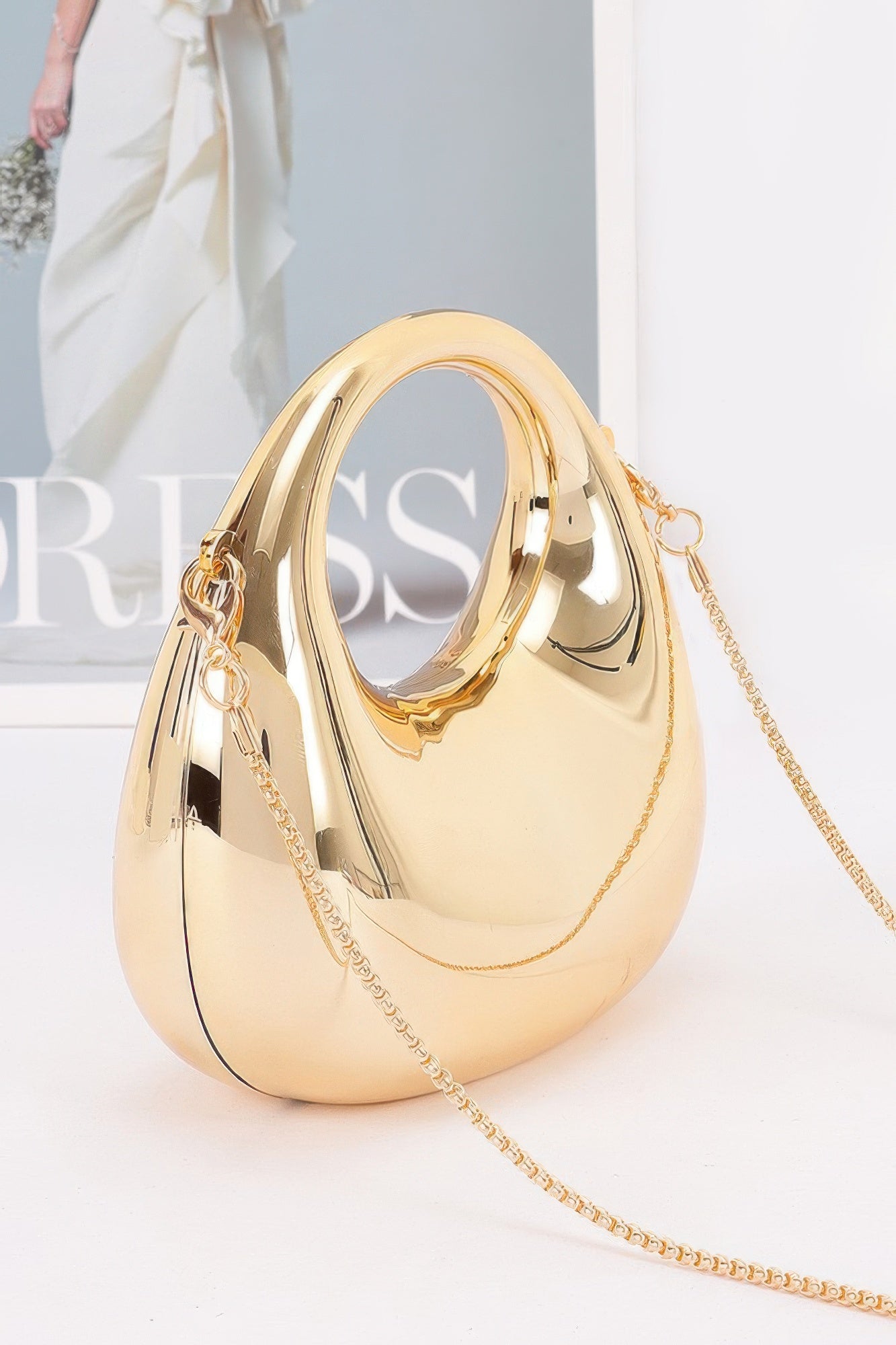 Women's Mini Bag Acrylic BYMANYC ® New York CONTEMPORARY CLEAR STRUCTURED PURSE - New Collection