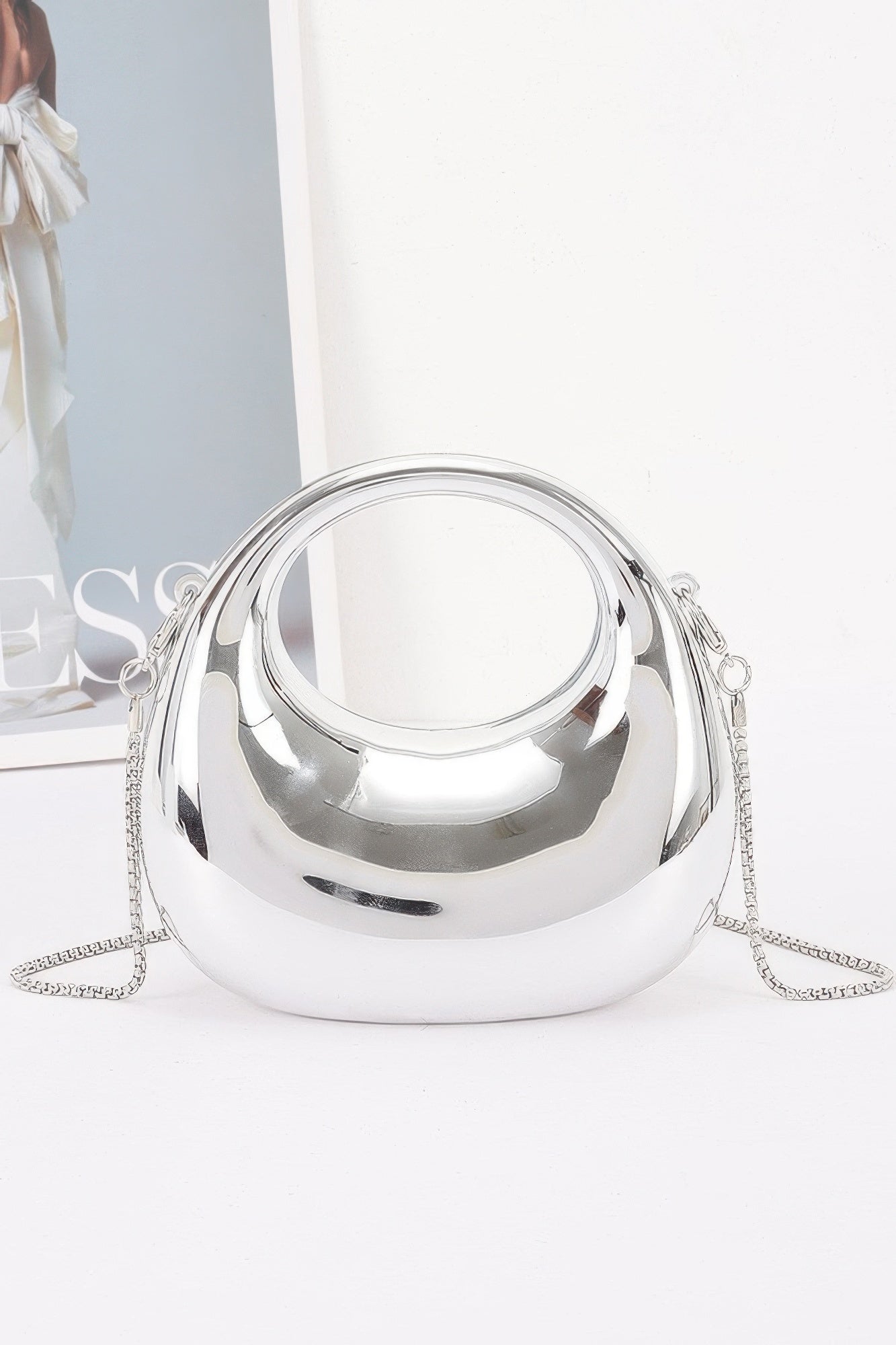 Women's Mini Bag Acrylic BYMANYC ® New York CONTEMPORARY CLEAR STRUCTURED PURSE - New Collection