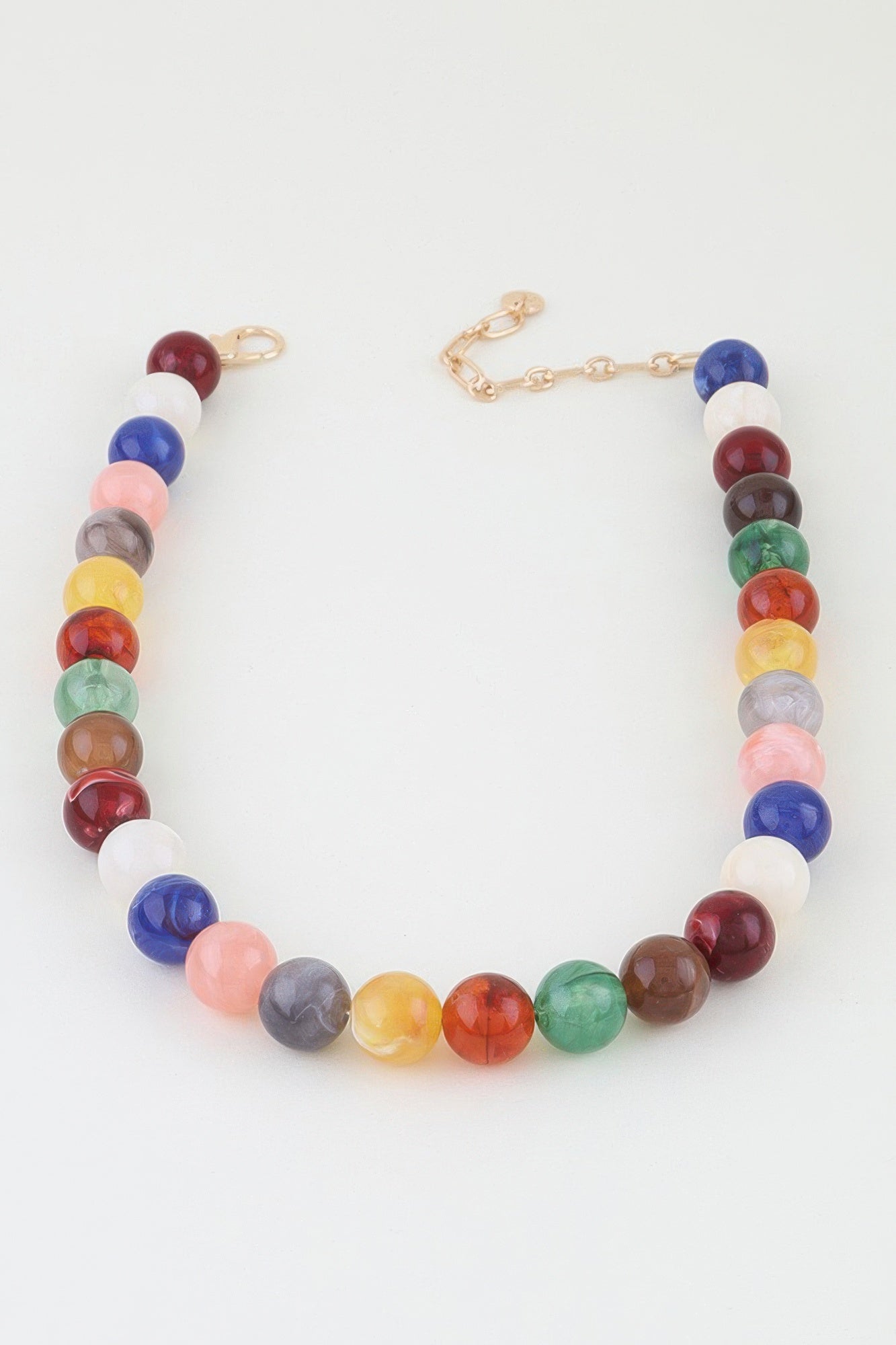 Women's Statement Necklace Multicolor Beaded BYMANYC ® New York VIBRANT ARTISANAL COLLAR - New Collection