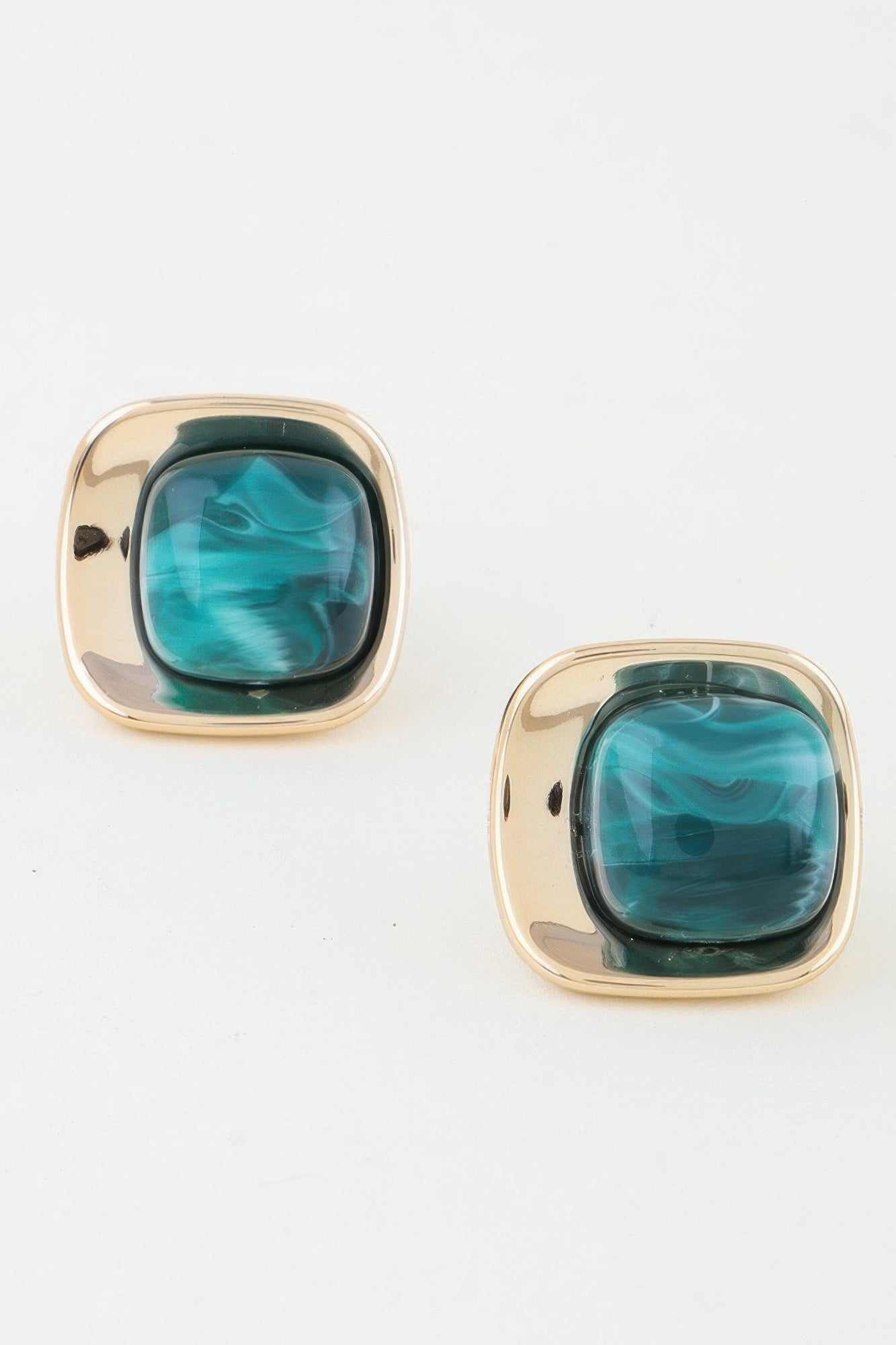 Women's Drop Earrings Modern Polished Stone BYMANYC ® New York CONTEMPORARY SMOOTH NATURAL DANGLE - New Collection