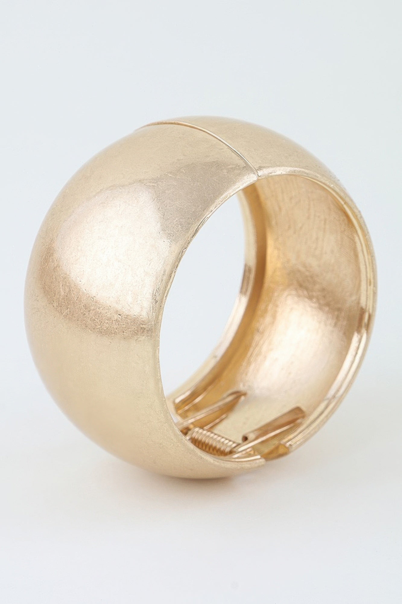 Women's Cuff Bracelet Polished Matte Wide Dome BYMANYC ® New York MODERN SCULPTURAL BANGLE - New Collection