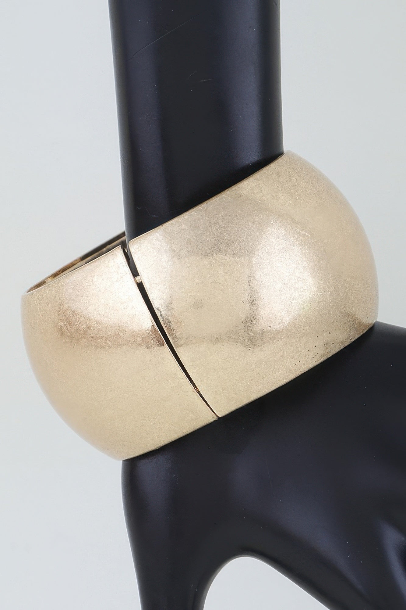 Women's Cuff Bracelet Polished Matte Wide Dome BYMANYC ® New York MODERN SCULPTURAL BANGLE - New Collection