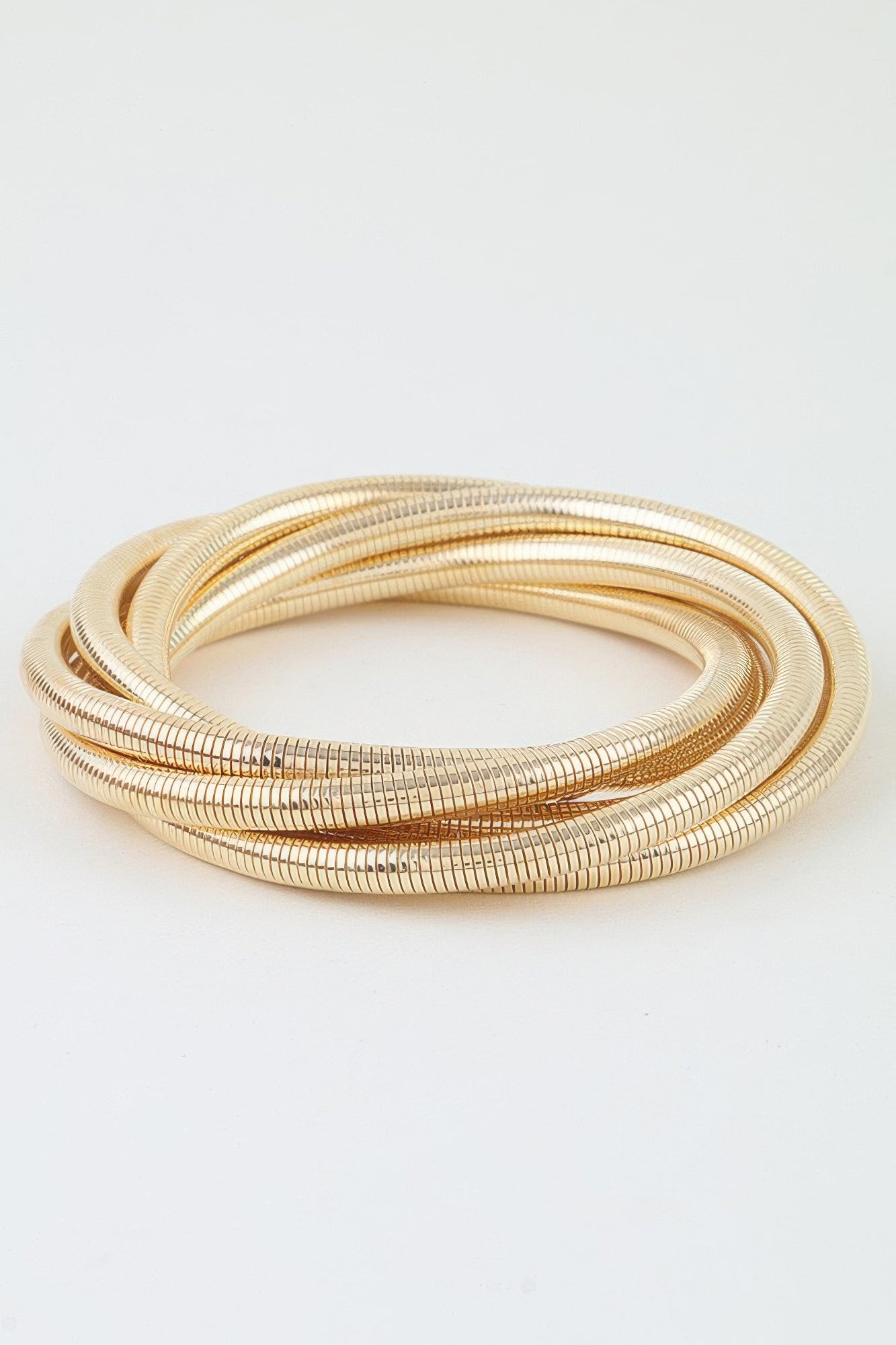 Women's Chain Bracelet Multi Tangled Tube BYMANYC ® New York URBAN TEXTURED STATEMENT BRACELET - New Collection