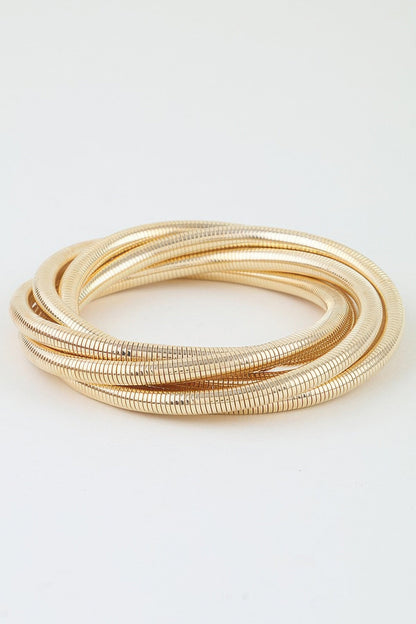 Women's Chain Bracelet Multi Tangled Tube BYMANYC ® New York URBAN TEXTURED STATEMENT BRACELET - New Collection