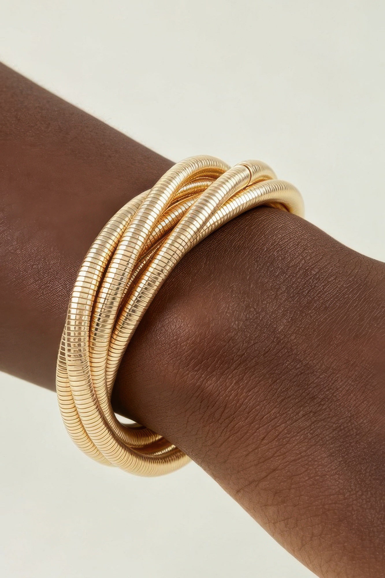 Women's Chain Bracelet Multi Tangled Tube BYMANYC ® New York URBAN TEXTURED STATEMENT BRACELET - New Collection