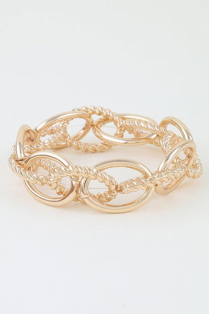 Women's Chain Bracelet Multi Twisted Link BYMANYC ® New York DYNAMIC WOVEN LINK BRACELET - New Collection