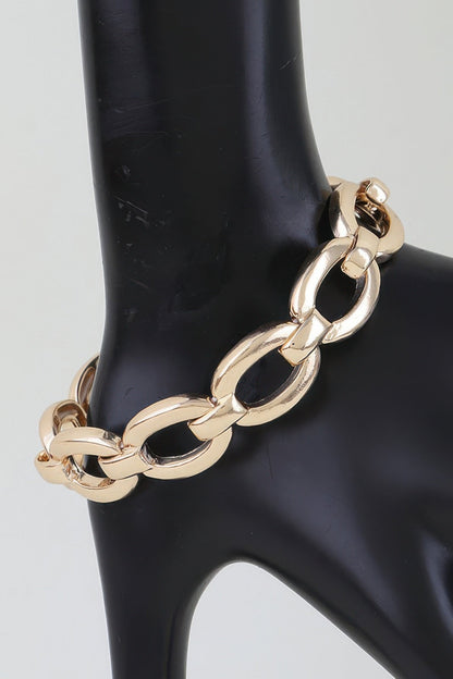 Women's Link Bracelet Polished Chain BYMANYC ® New York CLASSIC ESSENTIAL STATEMENT BRACELET - New Collection