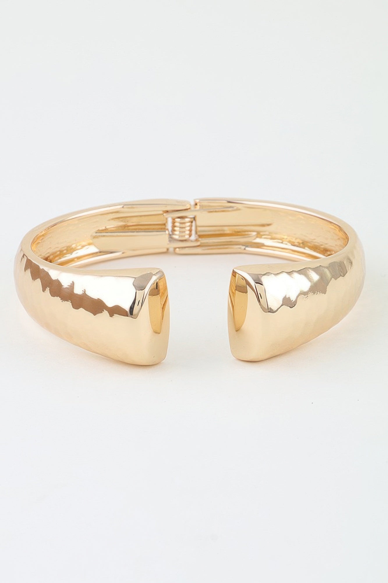 Women's Cuff Bracelet Hammered Open Clasp BYMANYC ® New York MODERN TEXTURED OPEN BANGLE - New Collection