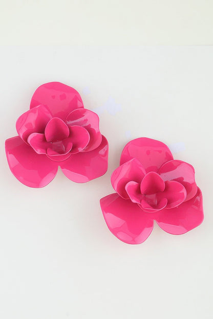 Women's Earrings Studs Rose BYMANYC ® New York SOHO BLOOM - New Collection