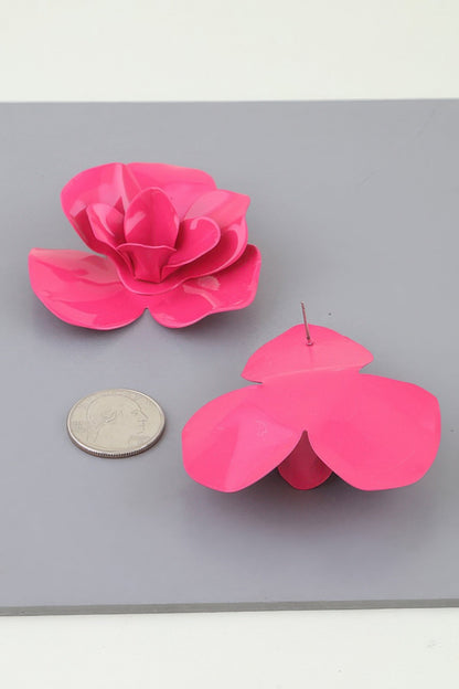 Women's Earrings Studs Rose BYMANYC ® New York SOHO BLOOM - New Collection