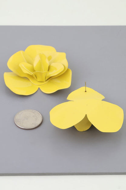 Women's Earrings Studs Rose BYMANYC ® New York SOHO BLOOM - New Collection