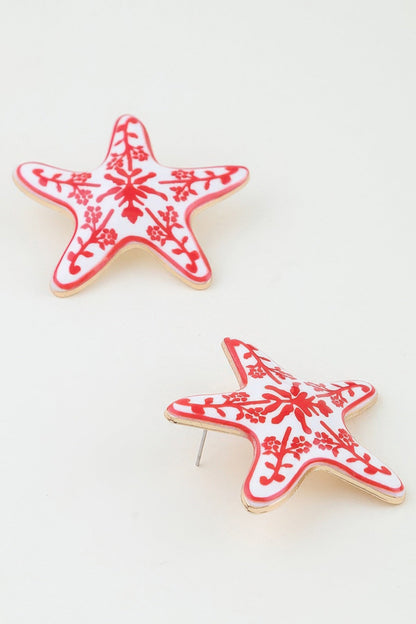 Women's Earrings Studs Starfish BYMANYC ® New York HAMPTONS ANTIQUE - New Collection
