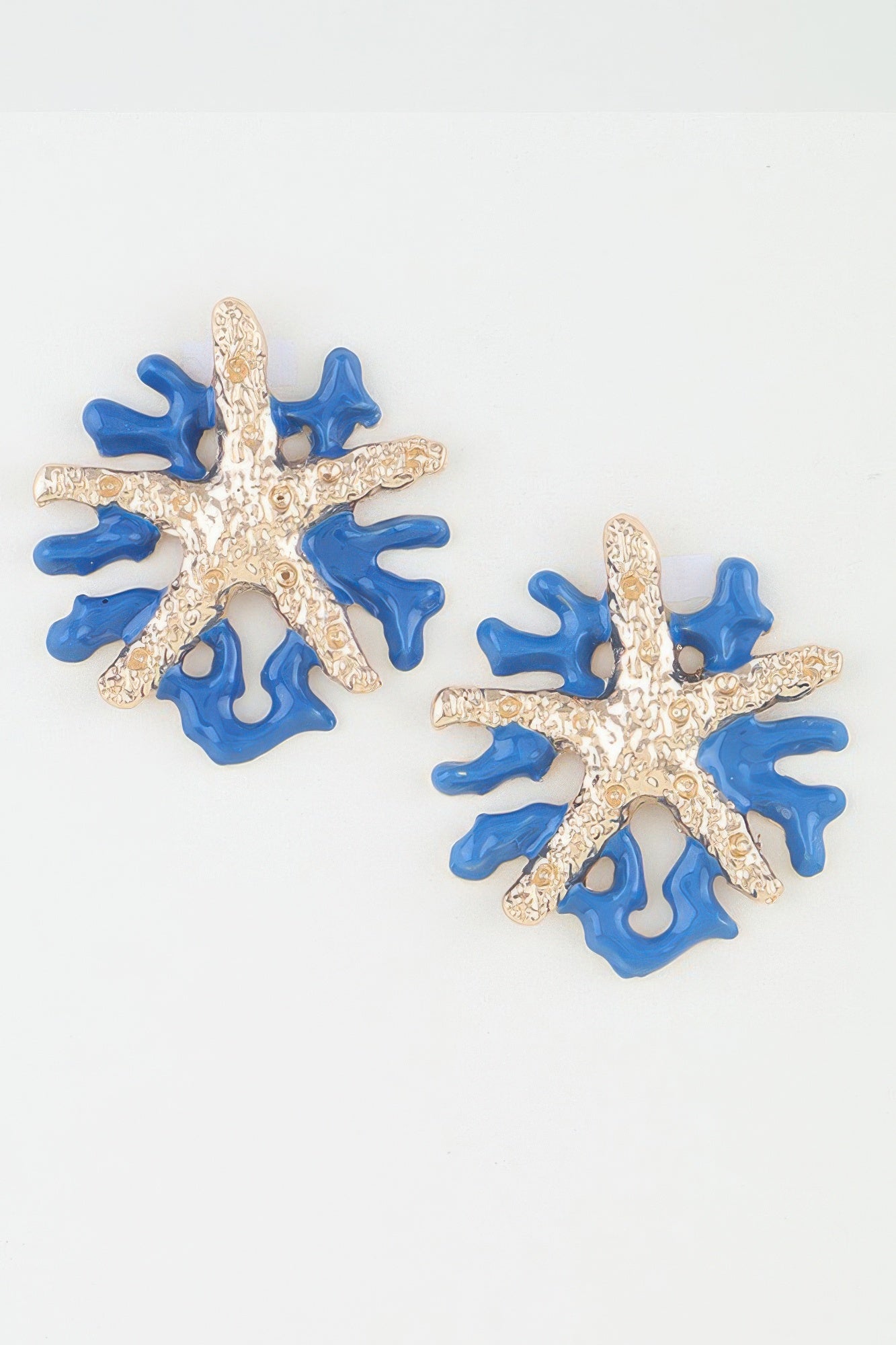 Women's Earrings Studs Starfish BYMANYC ® New York HAMPTONS CORAL - New Collection