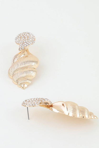 Women's Earrings Drops Conch Shell BYMANYC ® New York HAMPTONS CONCH - New Collection