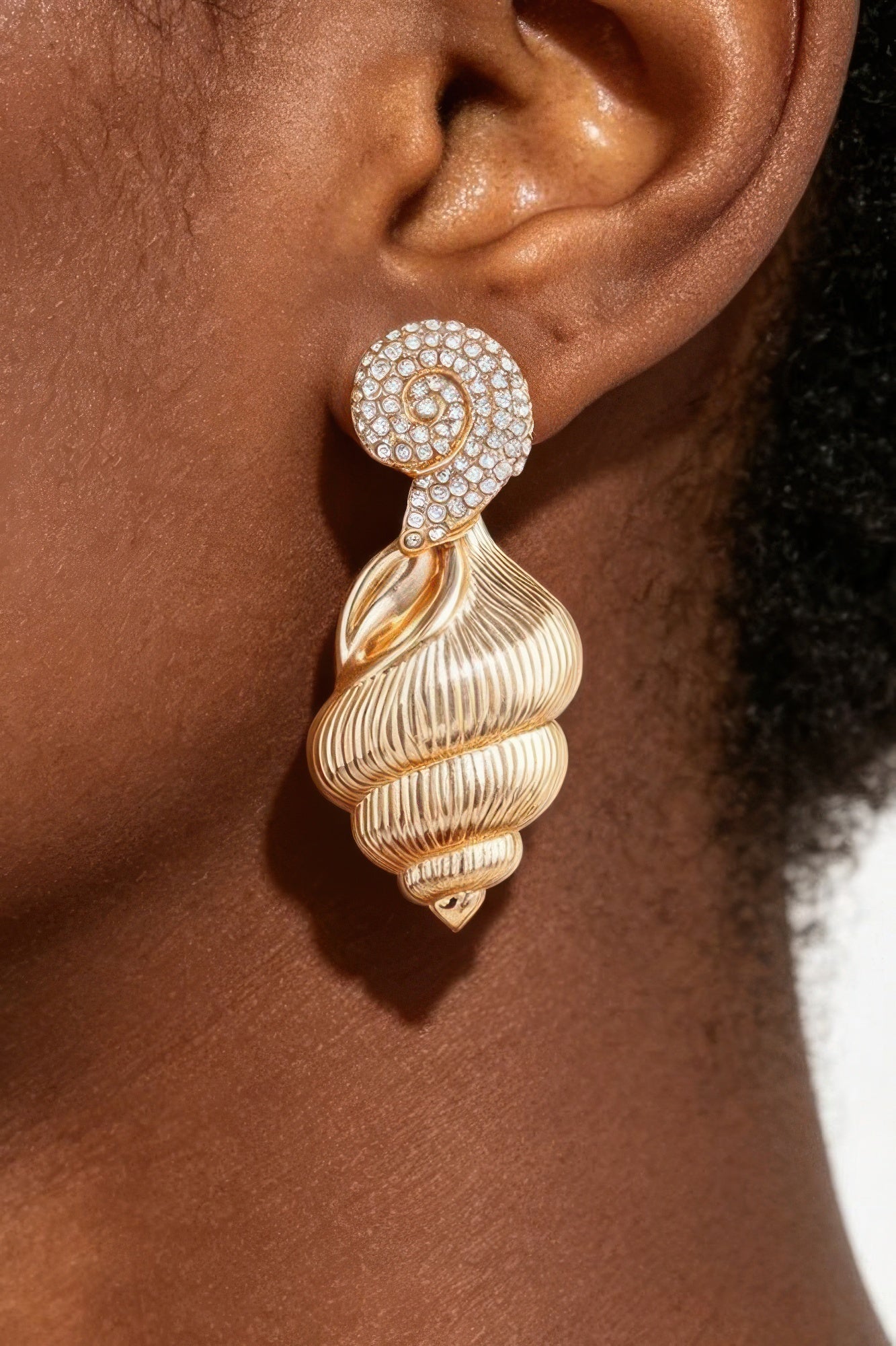 Women's Earrings Drops Conch Shell BYMANYC ® New York HAMPTONS CONCH - New Collection