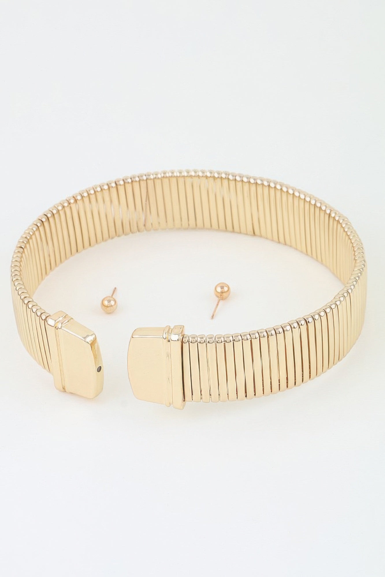 Women's Necklace Set Choker BYMANYC ® New York MADISON CUBIC BAR - New Collection