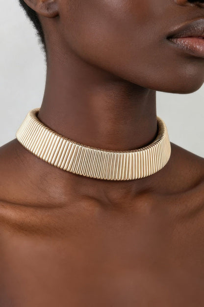 Women's Necklace Set Choker BYMANYC ® New York MADISON CUBIC BAR - New Collection