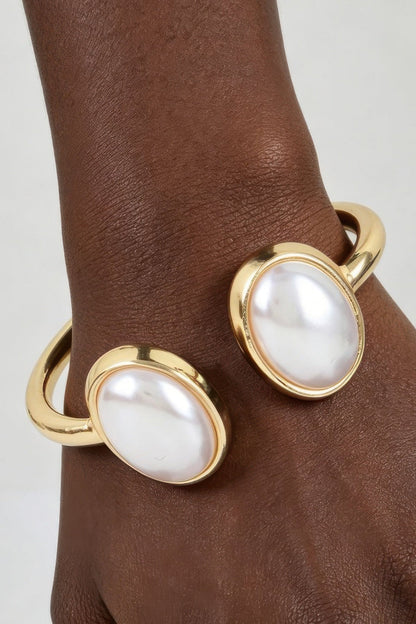 Women's Bracelet Cuff Pearl BYMANYC ® New York MADISON PEARL CUFF - New Collection
