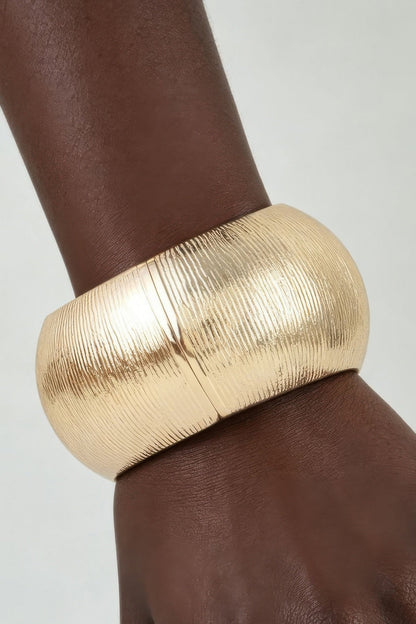Women's Bracelet Cuff Dome BYMANYC ® New York MADISON ENGRAVED DOME - New Collection