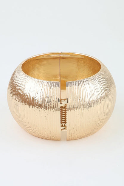Women's Bracelet Cuff Dome BYMANYC ® New York MADISON ENGRAVED DOME - New Collection