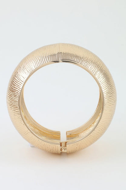 Women's Bracelet Cuff Dome BYMANYC ® New York MADISON ENGRAVED DOME - New Collection