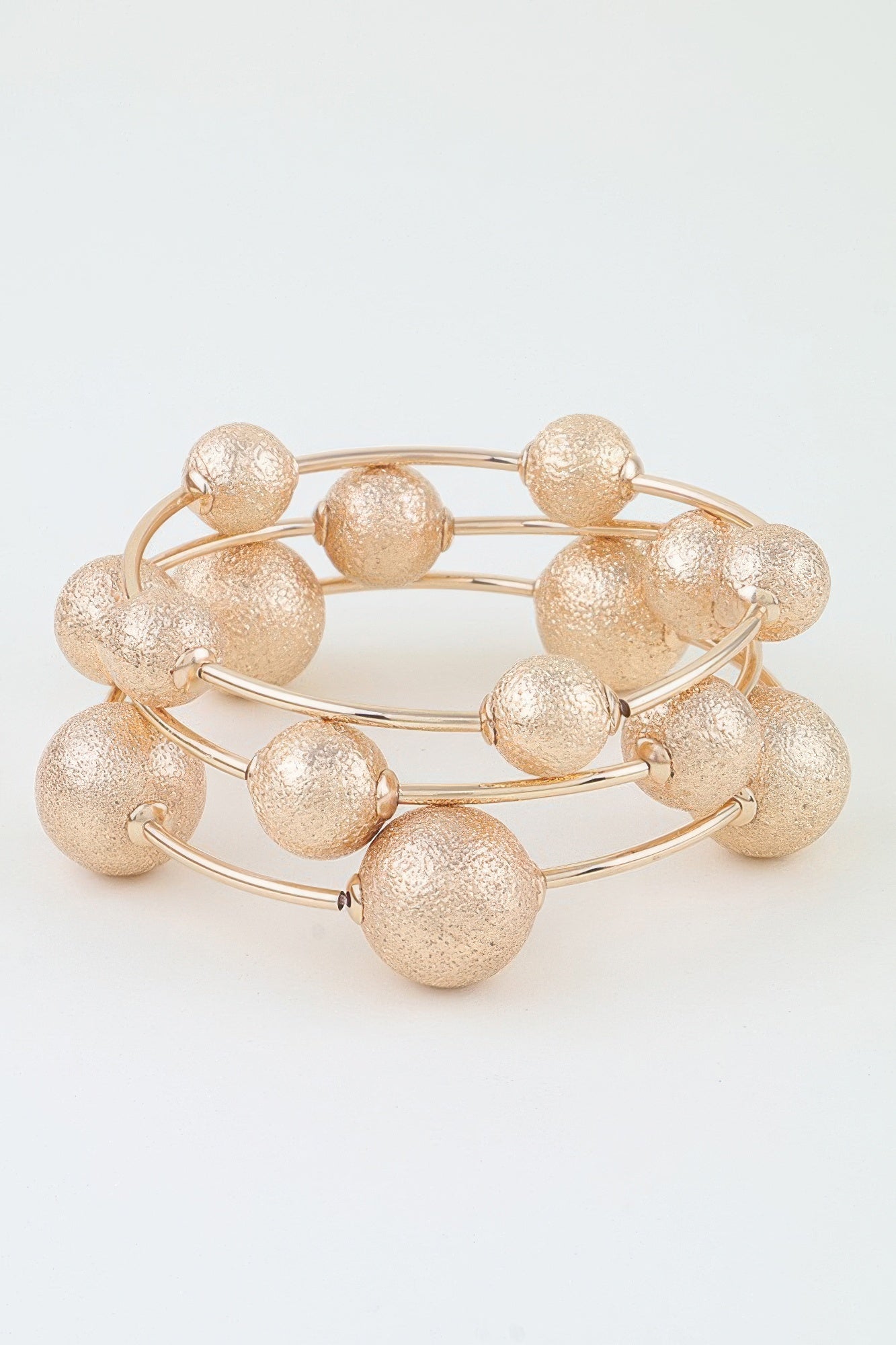 Women's Bracelet Set Bangles BYMANYC ® New York SOHO HAMMERED TUBE - New Collection