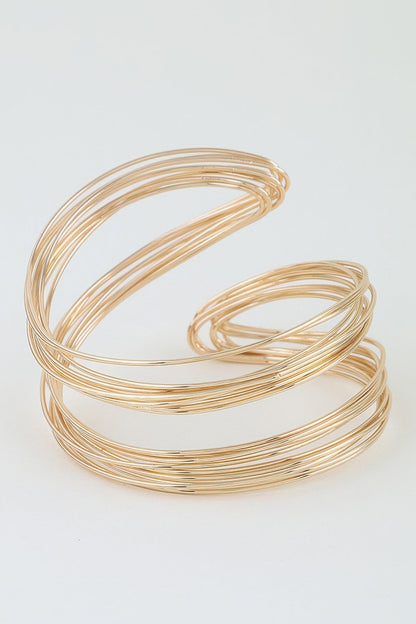 Women's Bracelet Cuff Wire BYMANYC ® New York SOHO MULTI WIRE - New Collection