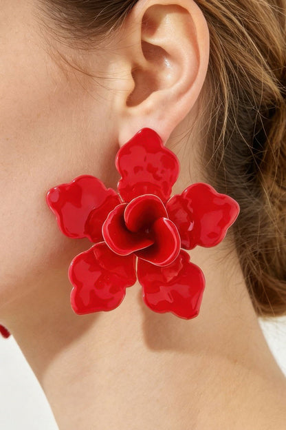 Women's Earrings Studs Floral BYMANYC ® New York SOHO MODERN SAKURA - New Collection