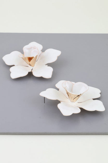 Women's Earrings Studs Floral BYMANYC ® New York SOHO MODERN SAKURA - New Collection