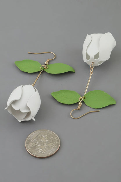 Women's Earrings Drops Floral BYMANYC ® New York HAMPTONS YOUR ROSE - New Collection