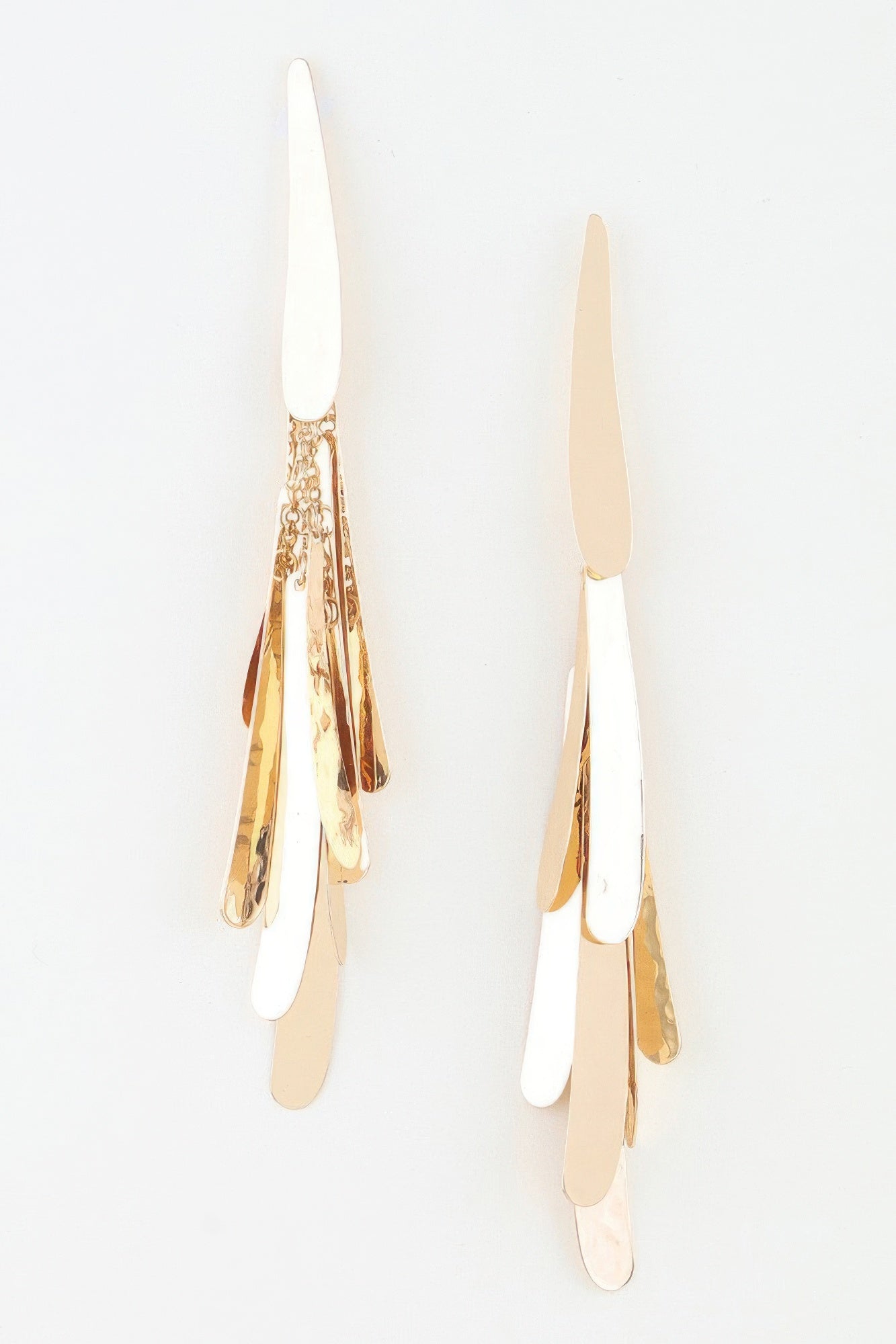 Women's Earrings Drops Feather BYMANYC ® New York SOHO MODERN FEATHER - New Collection