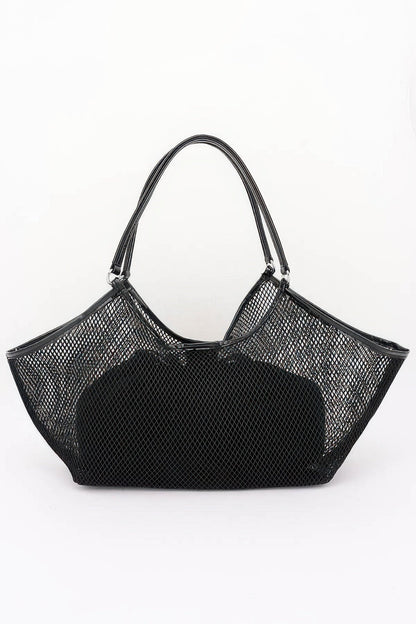 Women's Tote Bag Mesh With Removable Liner BYMANYC ® New York CONTEMPORARY AIRY VERSATILE SHOPPER - New Collection
