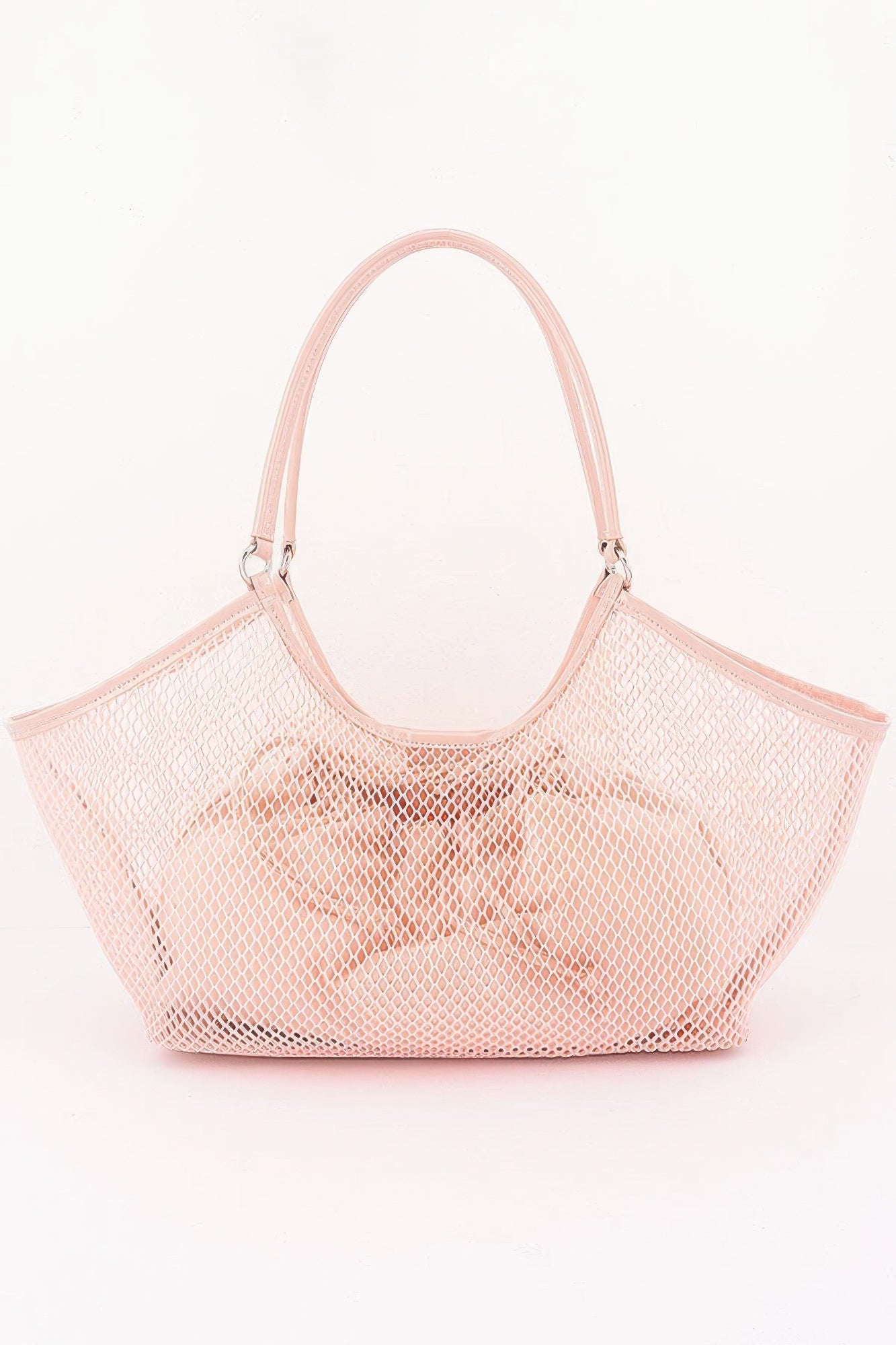 Women's Tote Bag Mesh With Removable Liner BYMANYC ® New York CONTEMPORARY AIRY VERSATILE SHOPPER - New Collection
