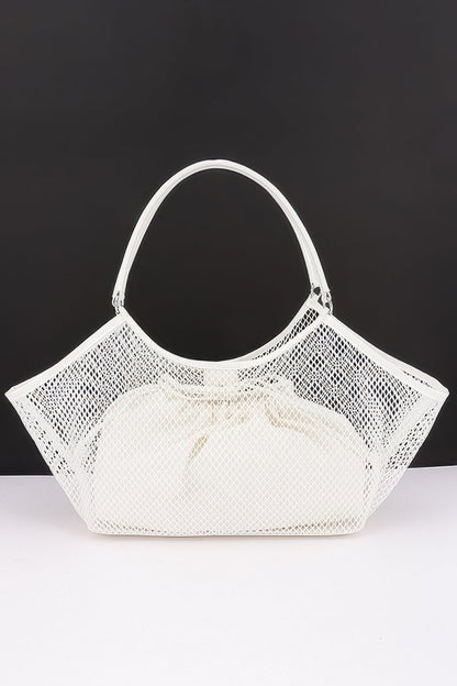 Women's Tote Bag Mesh With Removable Liner BYMANYC ® New York CONTEMPORARY AIRY VERSATILE SHOPPER - New Collection