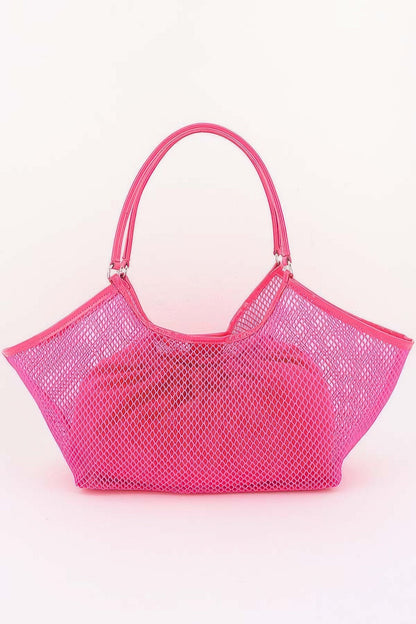Women's Tote Bag Mesh With Removable Liner BYMANYC ® New York CONTEMPORARY AIRY VERSATILE SHOPPER - New Collection