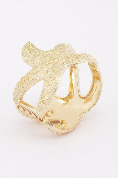 Women's Bracelet Cuff Starfish BYMANYC ® New York HAMPTONS STARFISH - New Collection