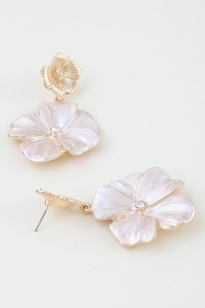 Women's Earrings Drops Poppy BYMANYC ® New York HUDSON BOTANICAL - New Collection