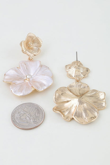Women's Earrings Drops Poppy BYMANYC ® New York HUDSON BOTANICAL - New Collection
