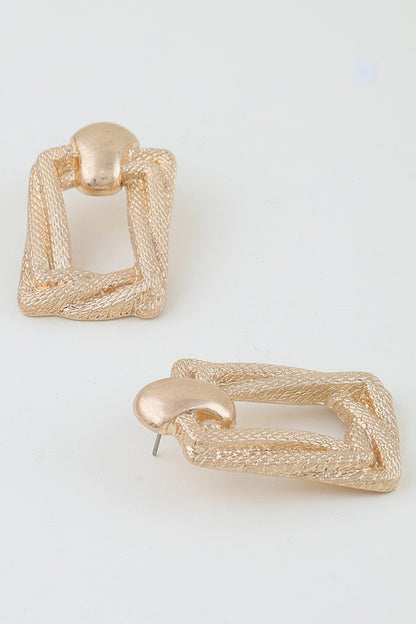 Women's Earrings Drops Geometric BYMANYC ® New York MADISON BRAIDED - New Collection