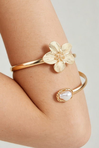 Women's Bracelet Arm Cuff Floral BYMANYC ® New York HUDSON FLOWER - New Collection