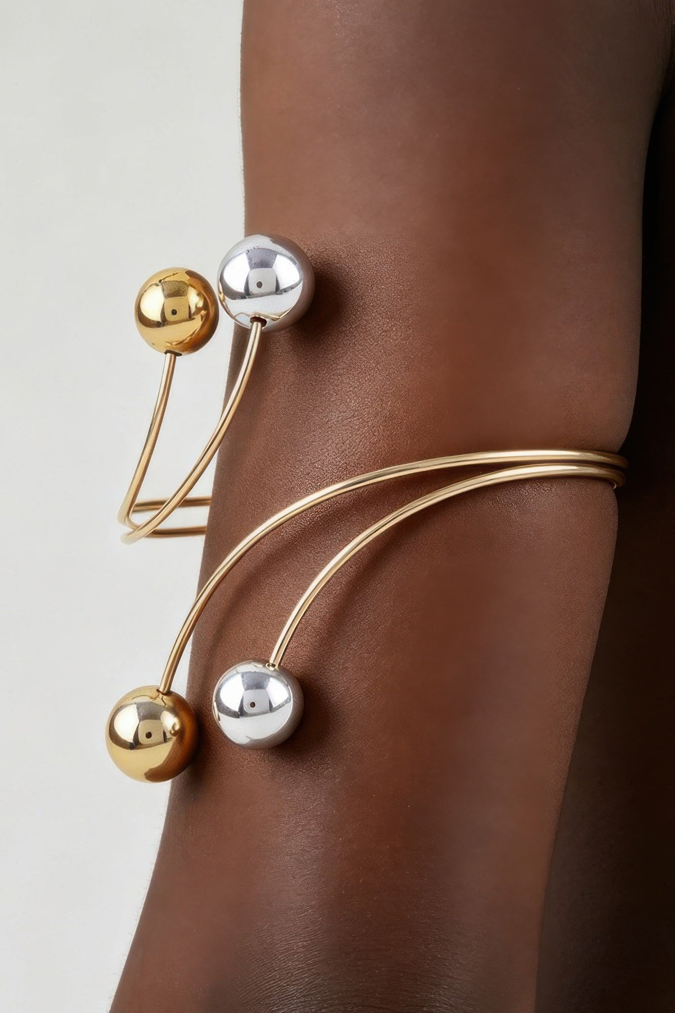 Women's Bracelet Arm Cuff Geometric BYMANYC ® New York FIFTH AVENUE BEADS - New Collection
