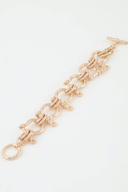 Women's Bracelet Link Horseshoe BYMANYC ® New York HUDSON HORSESHOE - New Collection