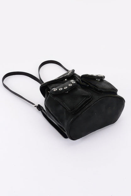 Women's Backpack Vegan Leather BYMANYC ® New York CONTEMPORARY SLEEK DAILY BAG - New Collection