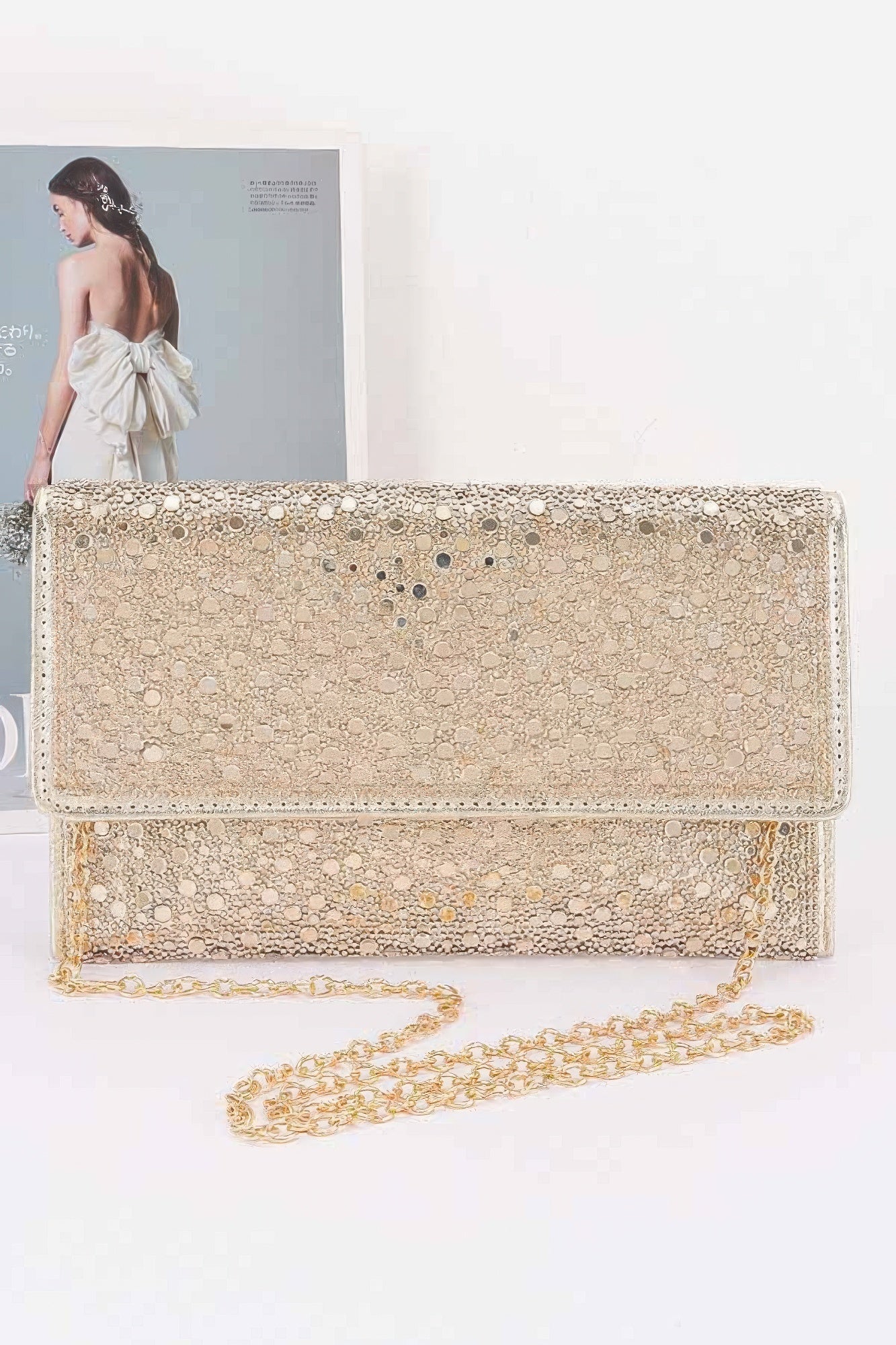 Women's Party Clutch Rhinestone Envelope BYMANYC ® New York SPARKLING ELEGANT EVENING PURSE - New Collection